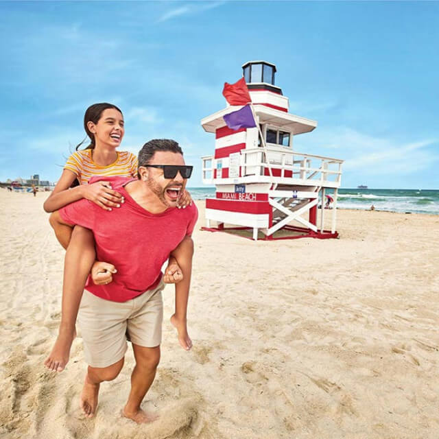 Área de South Pointe en Miami Beach, Florida