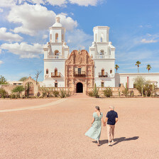 San Xavier del Bac Mission en Tucson, Arizona